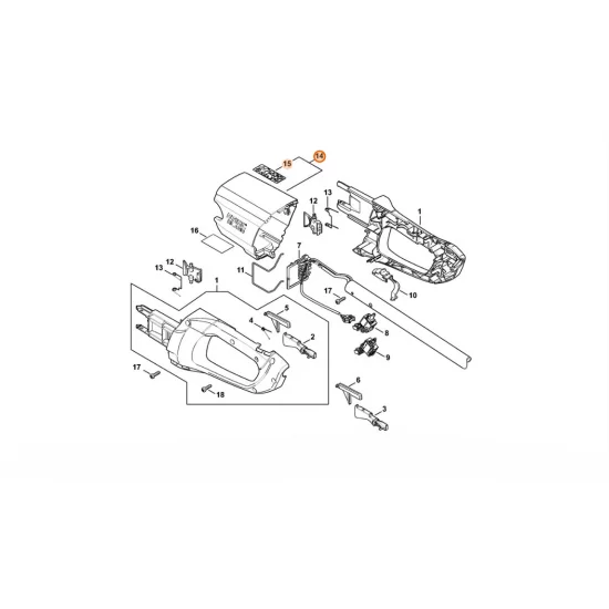 STIHL  Osłona HLA 65 4859 600 3510